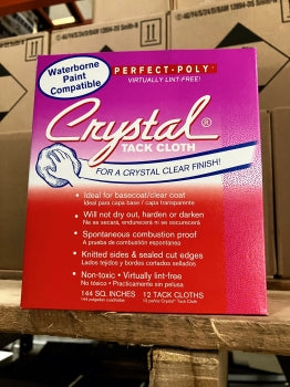 Crystal® Perfect Poly®  Tack Cloth, Polyester Knit/Woven Cotton