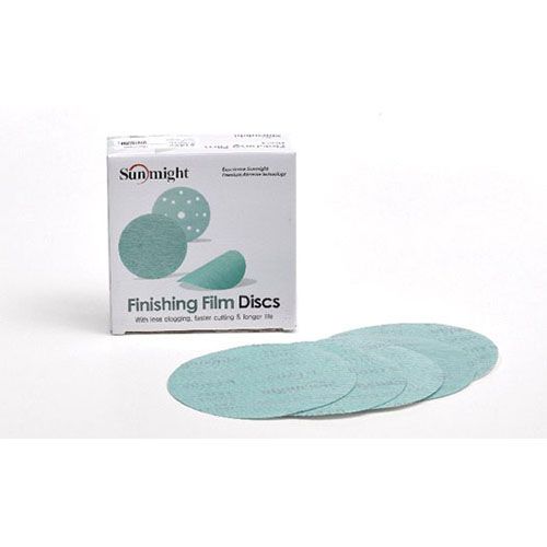 Film 01602 Open Coated Grip Disc, 8 in, P36 Grit, Premium Alum Oxide, Velcro