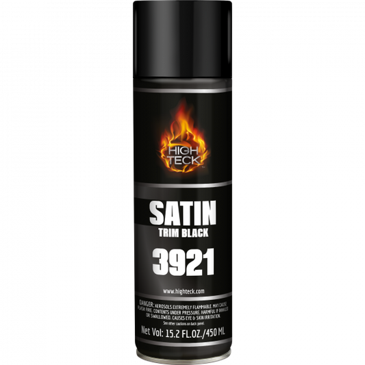 3921   HIGH TECK SATIN TRIM BLACK AEROSOL