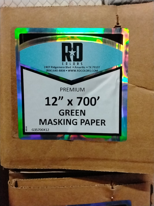 Green Masking Paper